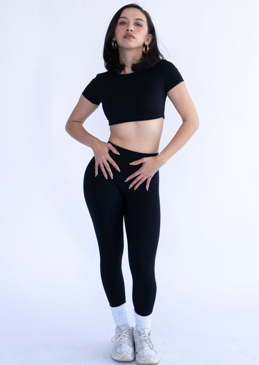 Crop Top in Onyx